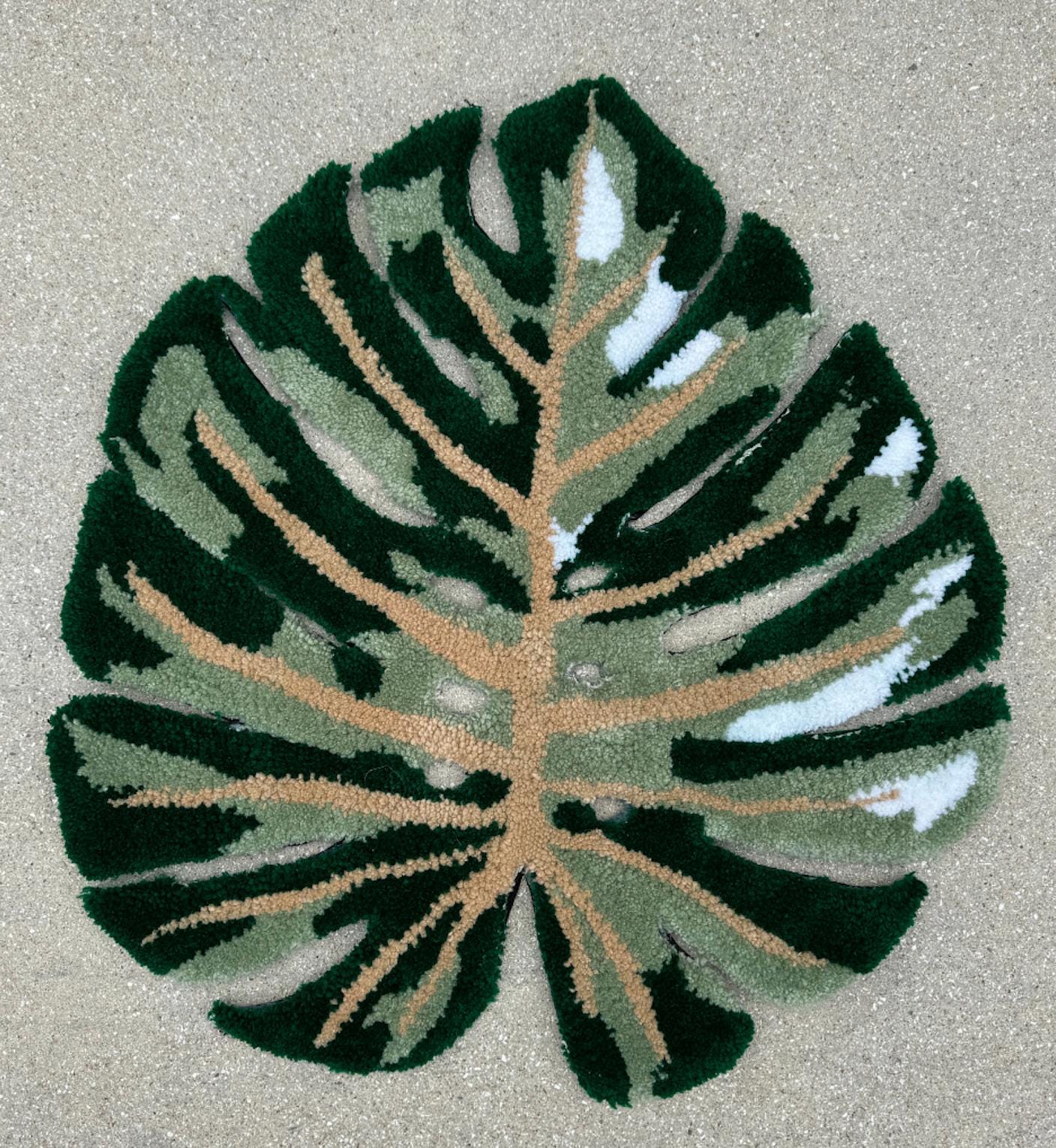 Large Monstera Wall Leaf in Green by Emilio Robba main image 0
