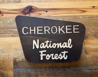 National Forest Replica Sign