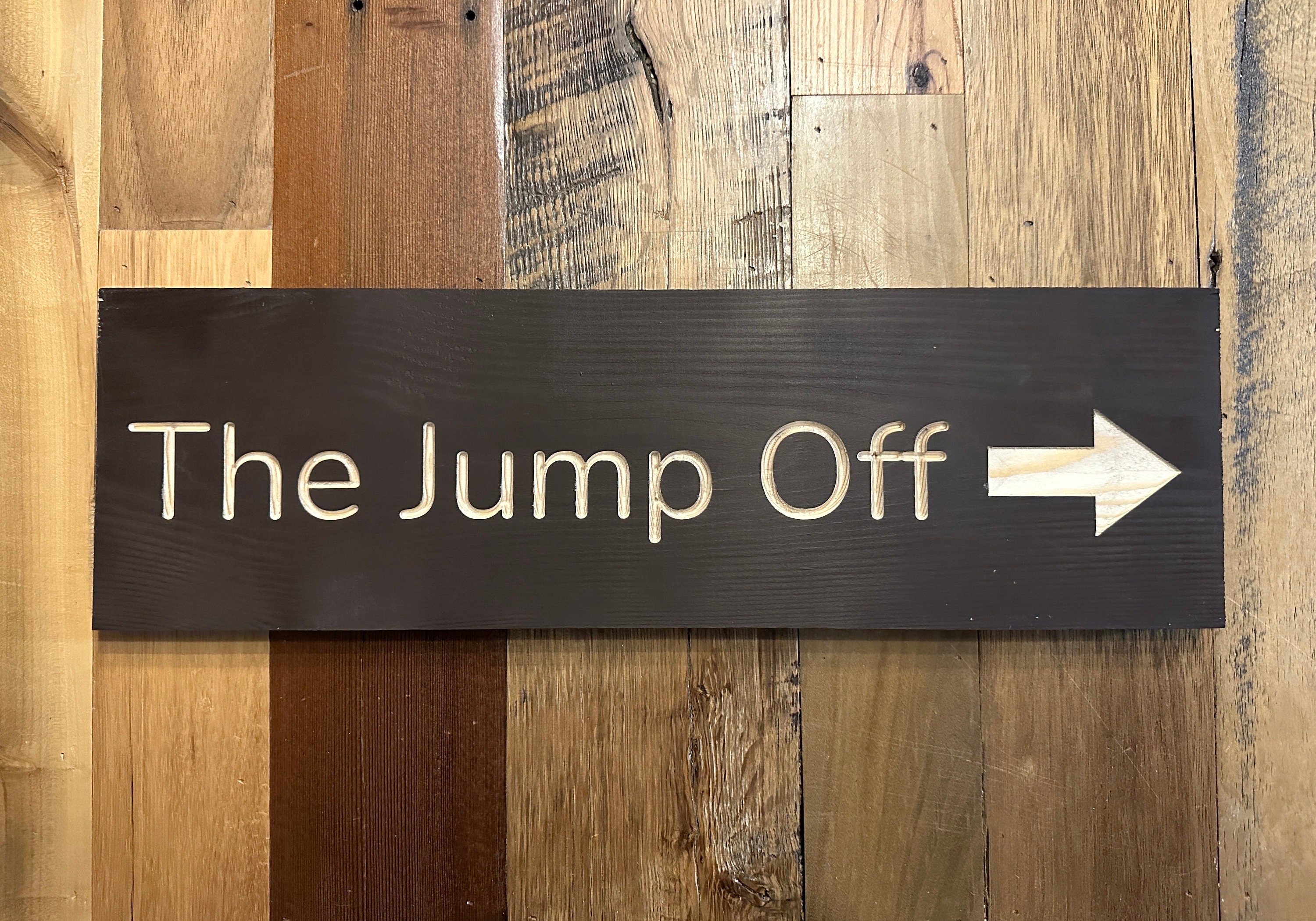 The Jump off Sign - Etsy