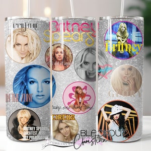 Britney Spears 20oz Tumbler/ *PNG*