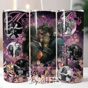 Michonne and Rick TWD / 20oz Tumbler / *PNG*