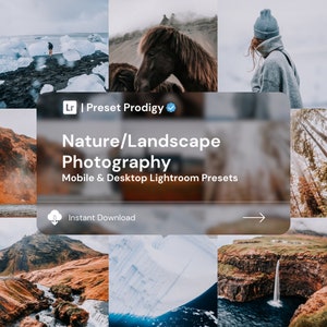 Nature Landscape Lightroom Photo Presets mobile and desktop filters