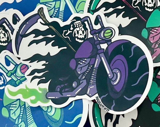 Death Rider Grim Reaper Sticker