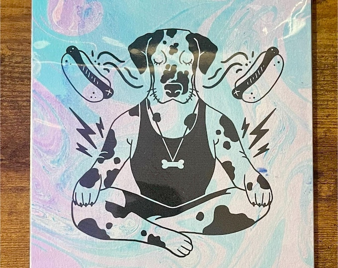 Enlightened Remy Marbled 6x9 Art Print