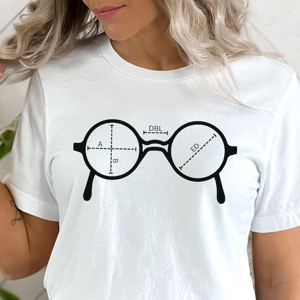 Frame T-Shirt, Frame Measurement Shirt, Optical Shirt, Cute Optician Tee