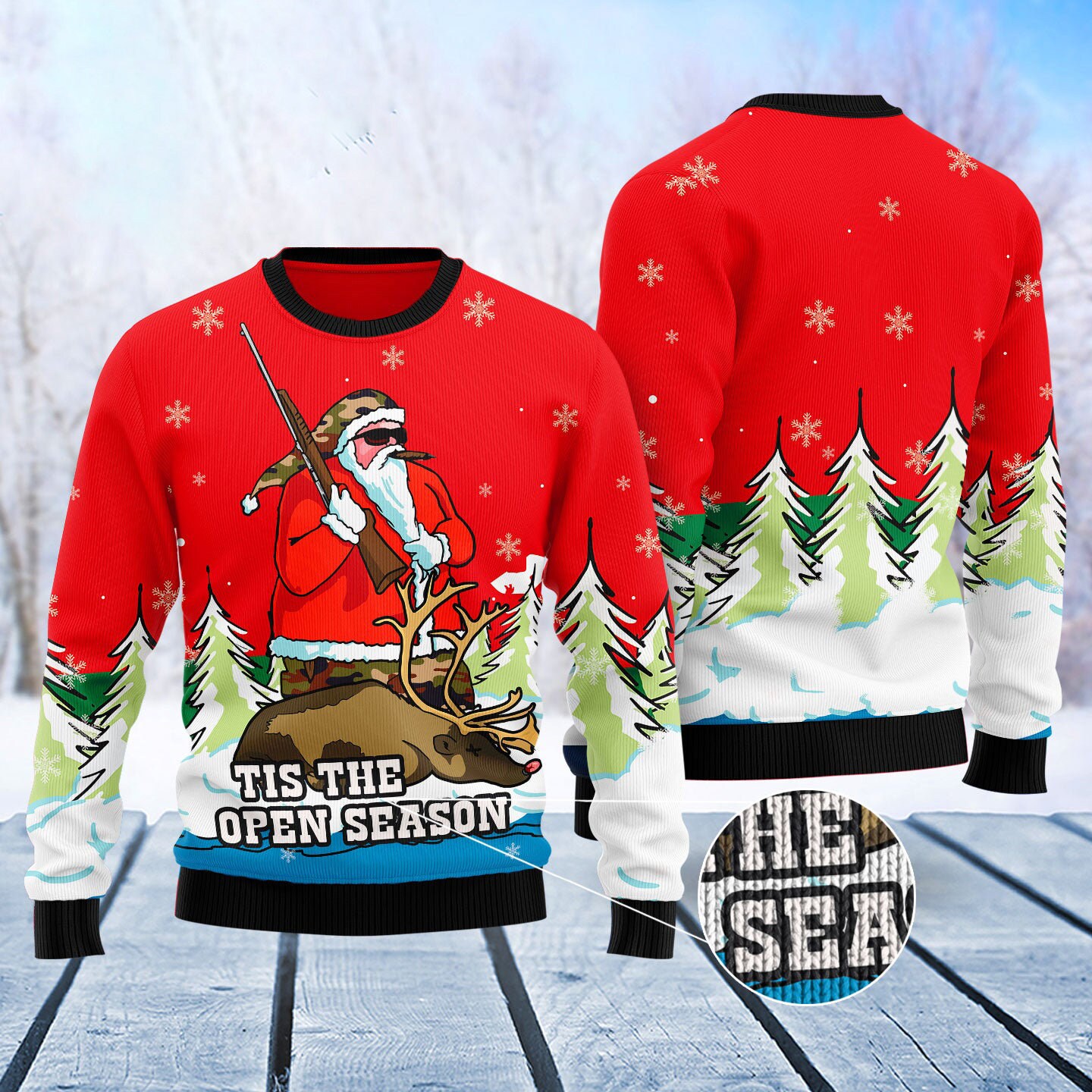 The Uncommonwealth of Kentucky Ugly Louisville Christmas Sweater Unisex Sweatshirt S