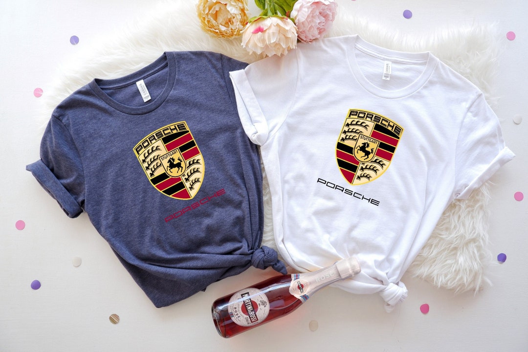 Porsche Logo Shirt Luxury Sports Car Tee - Etsy