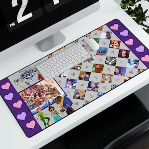 Kawaii Desk Mat Cute Mousepad XL Gaming Mouse Pad Cute Gaming Desk Mat For Her Gamer Girl Gifts For Gamers Gameroom Decor