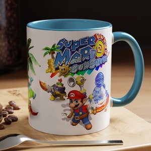 Accent Coffee Mug Cute Gaming Mug For Coffee Lover Retro Gaming Decor For Shelf Gift For Gamer Dad Kawaii Gaming Mug For Her Gameroom Decor