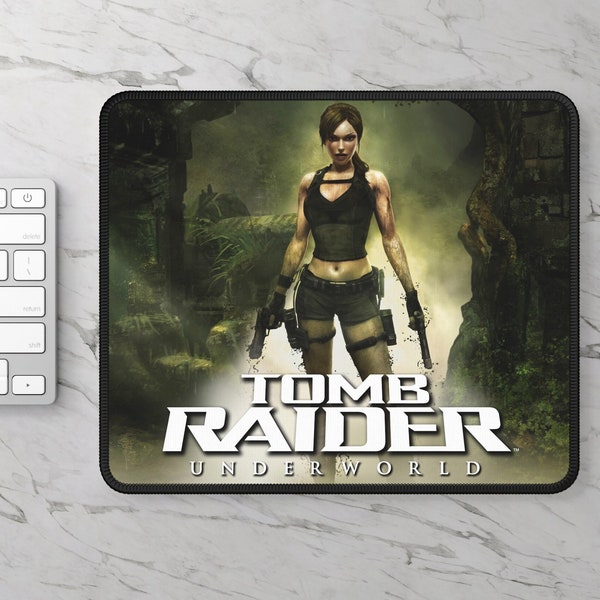 Gaming Mousepad For Gaming PC Gamer Gifts For Gamers Room Decor PC Gaming Accessories Gamer Girl Gift For Gamer Dad Tomb Raider Underworld
