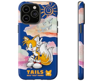 Tough Phone Cases Cute Cartoon Anime Phone Case Kawaii Phone Case For Apple iPhone 11 12 13 14 Samsung Galaxy S23 Tails Sonic The Hedgehog