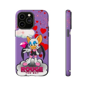 Funda de teléfono con dibujos animados kawaii, funda de teléfono morada, funda de teléfono de anime, fundas de teléfono resistentes, funda para iPhone 13, 14 Pro Max, funda para Galaxy S23 Max