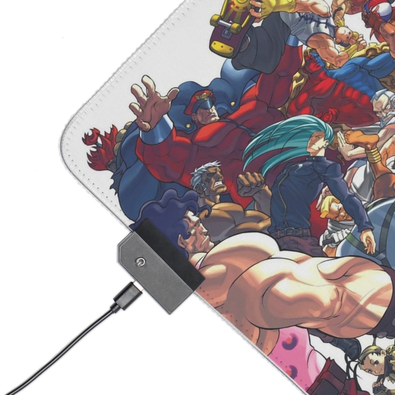 LED Gaming Mousepad Anime Mousepad Gaming Desk Decor For Desk Gaming Gifts For Him Gifts For Gamers Gamer Accessories For Men image 3
