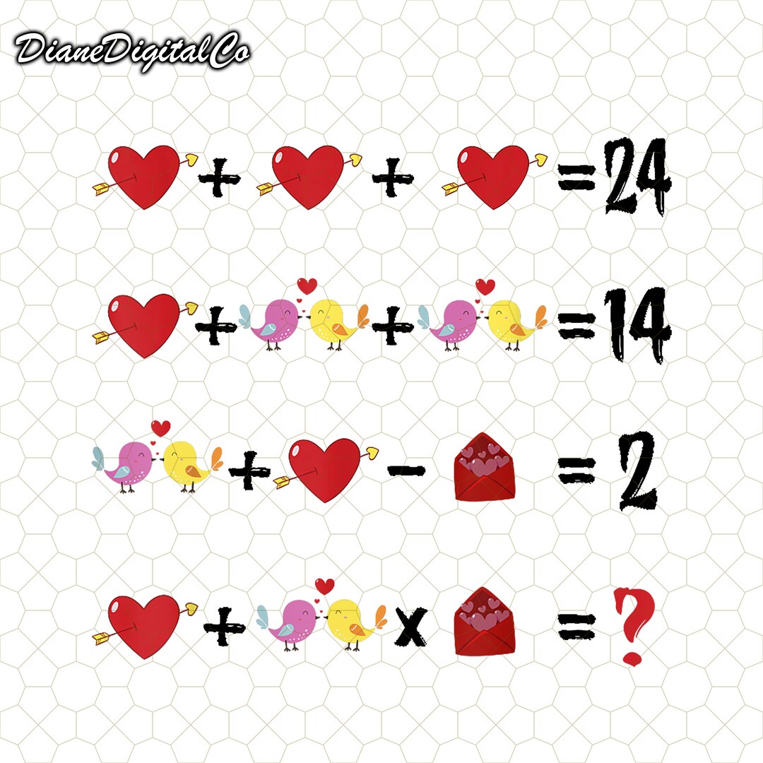 Math Teacher Valentine Png, Valentine's Day Math Teacher Png, Funny ...