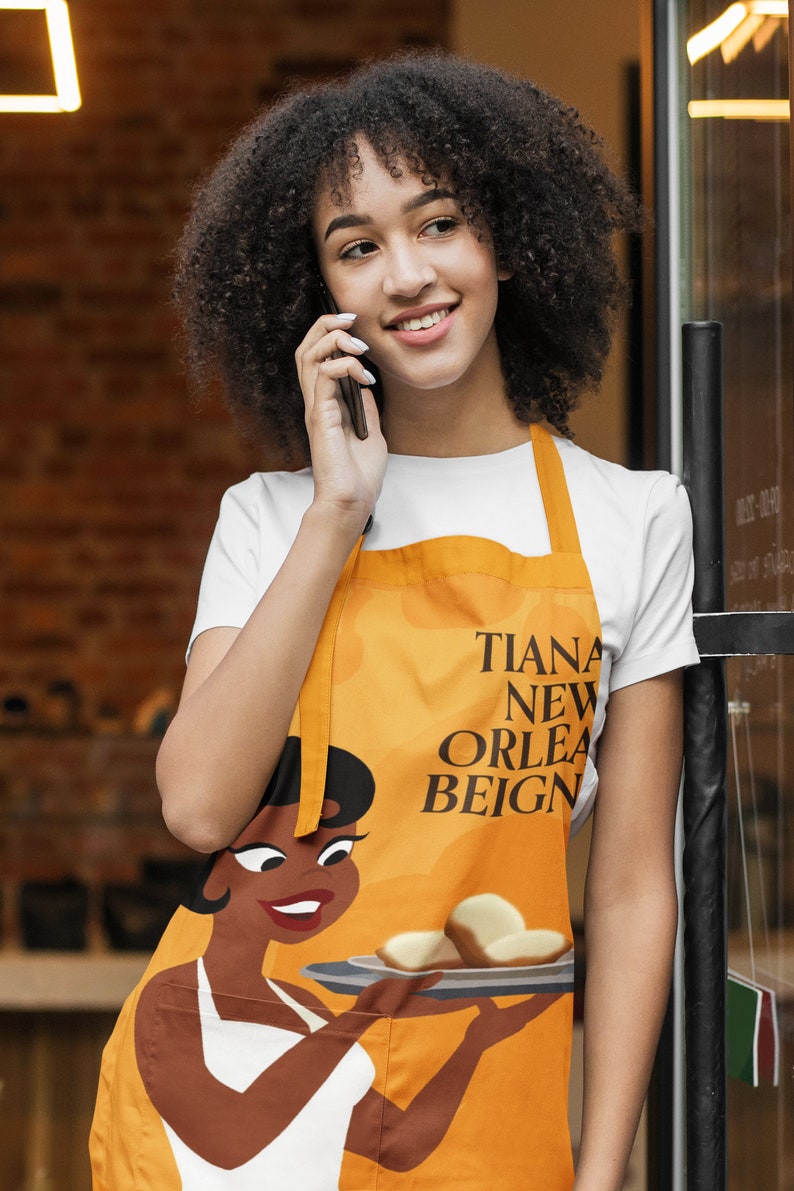 Tiana Disney Princes Cooking Apron Kitchen Wear Princess Etsy