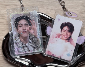 Kawaii Acrylic Card Holder | K-Pop Thai BL Photocard Case