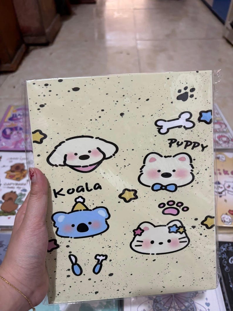 Strawberry Themed Photocard Binder A5 | Kpop Thai BL Gamer collection binder Puppy Binder