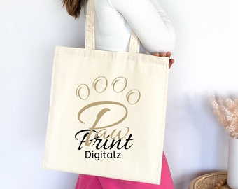 Custom Logo Breeder Canvas Tote Bag Personalized Tote Bag Puppy Go Home Bag Breeder Go Home Kit Custom Canvas Totes Whelping Kit Dog Supply