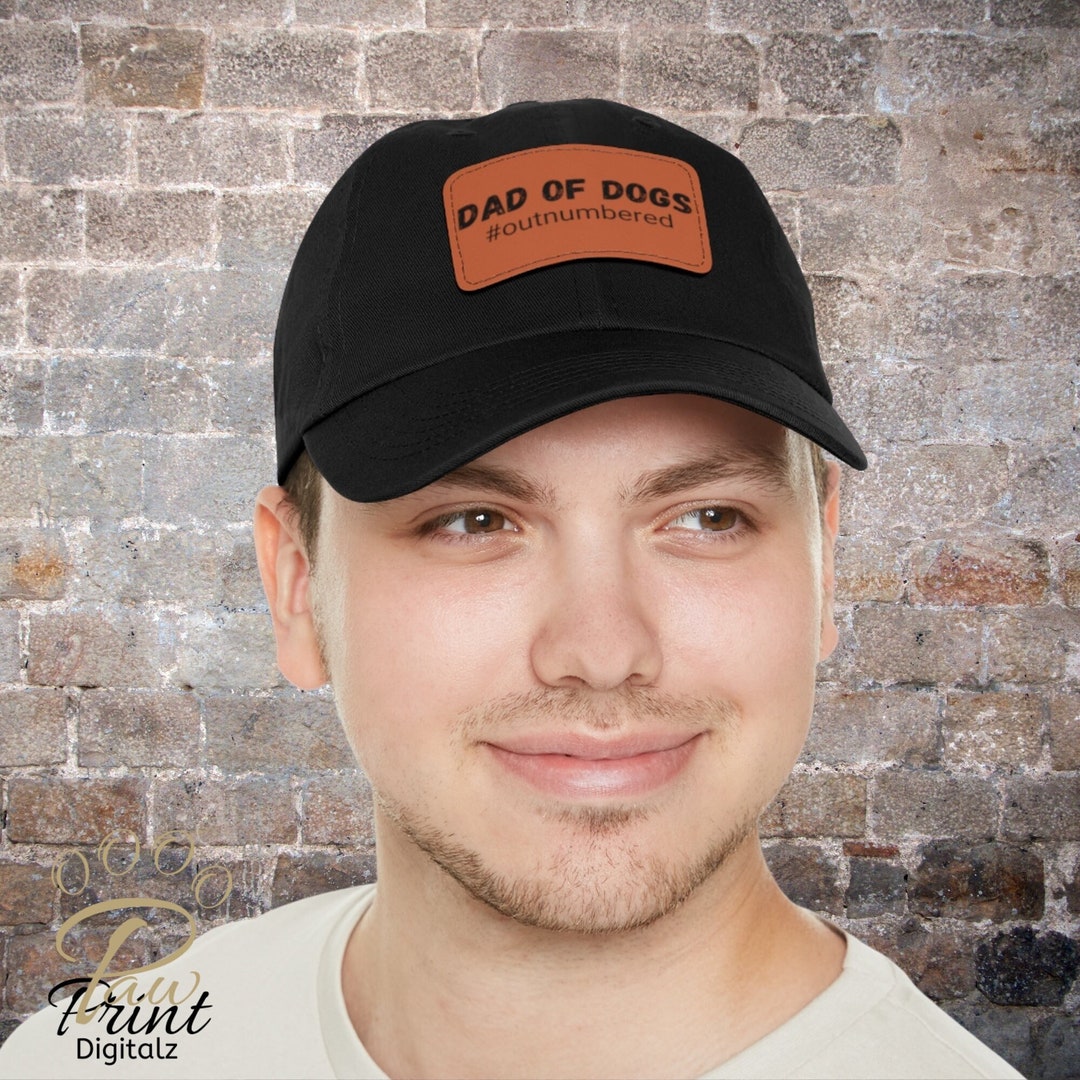 Dad of Dogs Hat Gift Outnumbered Personalized Year Dad Hat Father's Day Gift Funny Dog Daddy