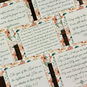 Square Scripture Graphics Prayer Square Scripture Cards: Bible Verse Inspiration Set - Etsy