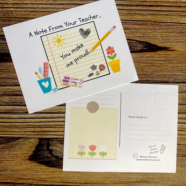 Post Card for Student - Etsy