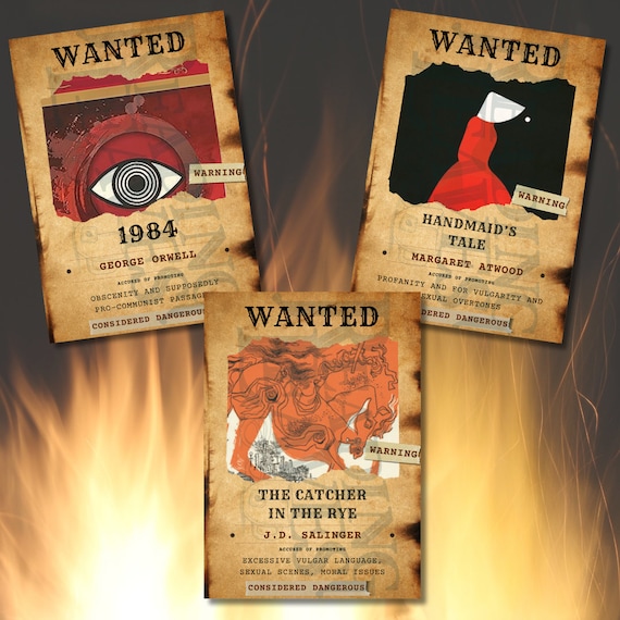 1984 by George Orwell Wanted Poster PDF & PNG - Etsy