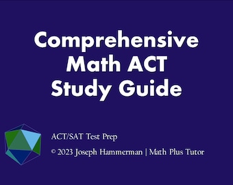 Guide d'étude complet des mathématiques ACT