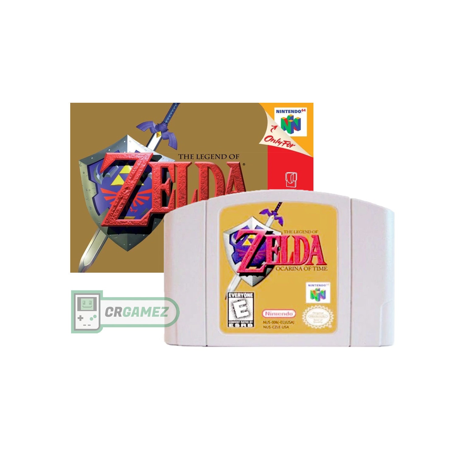 Cartridge N64 Ocarinas Time, Ocarina Time Master Quest