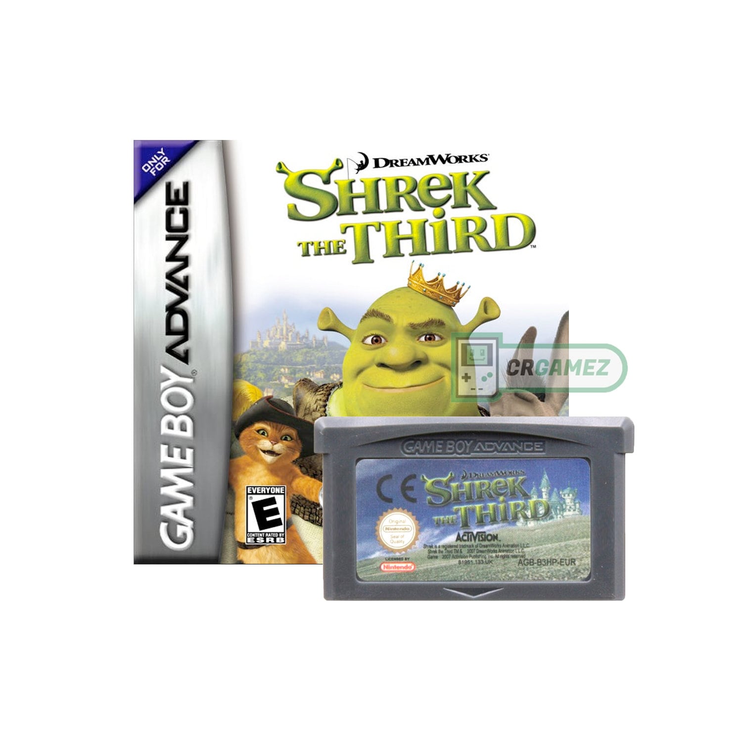 Shrek Smash n' Crash Racing - (GBA) Game Boy Advance - Game Case