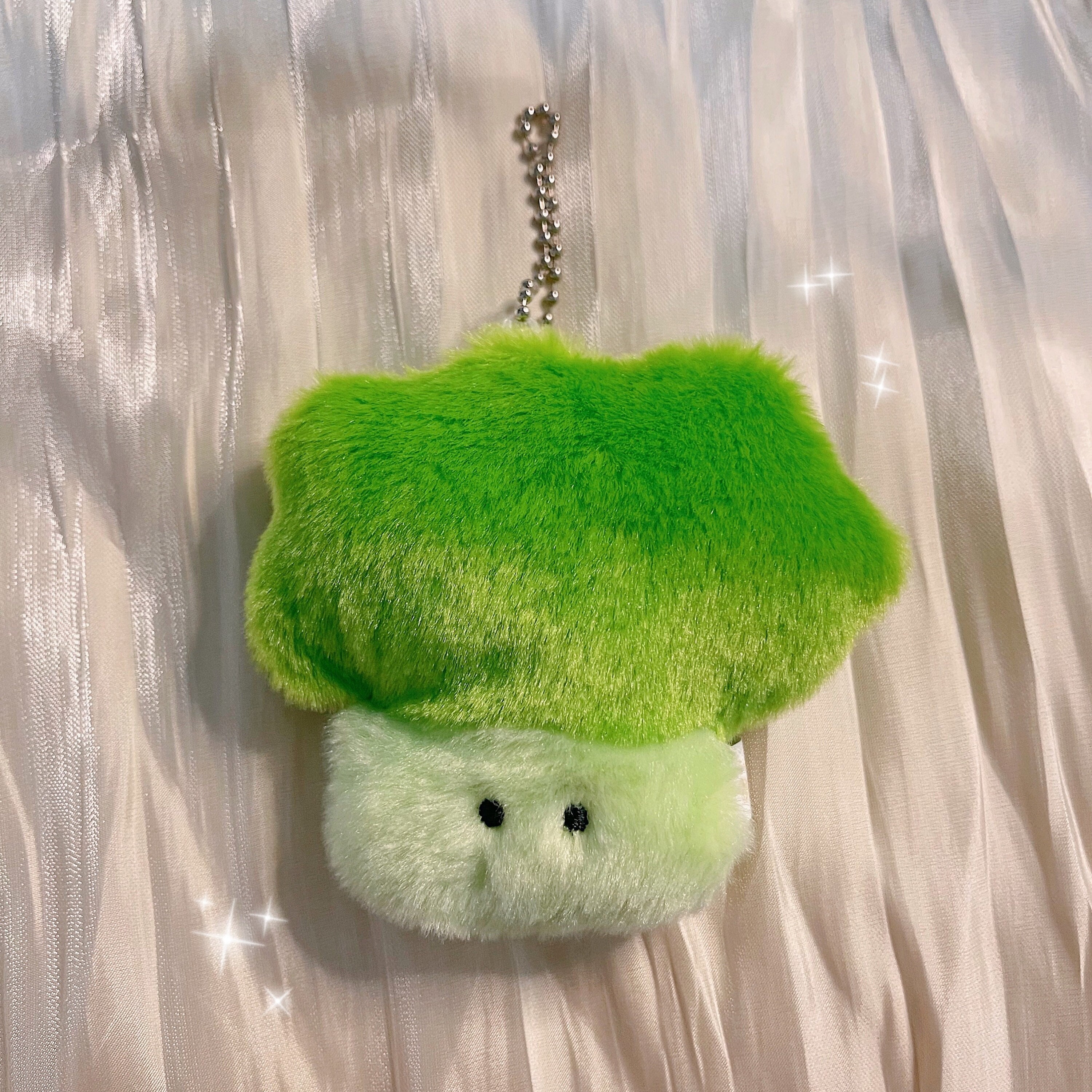 Cute Broccoli Plush Keychain | Kawaii Veggie Charm Accessory | Anime ...