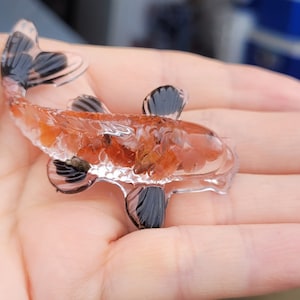 Koi Sculpture (Quartz & Resin)