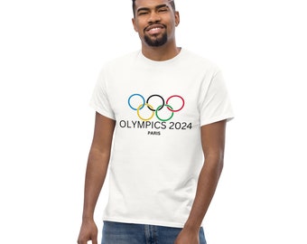 T-shirt des Jeux Olympiques de Paris 2024, marchandise officielle, chemise de l’équipe américaine, tee-shirt des Jeux Olympiques, cadeau pour les fans de sport