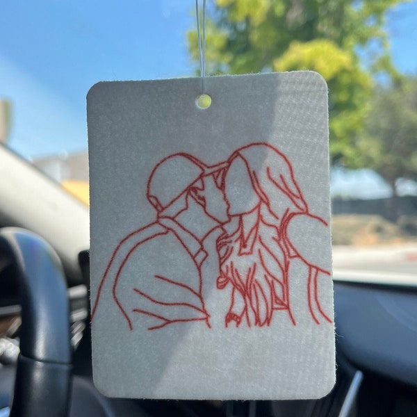 Custom Car Air Freshener Car Freshie Gifts For Him Car Accessories For Him Car Accessory Gift For Her Anniversary Gift Car Freshener