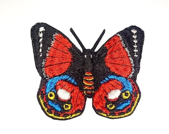 Parrot Butterfly Embroidery Patches: Iron on patches