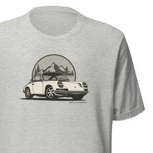 911 Carrera Flatsix Vintage Pcar Canyons Men&#39;s T-Shirt