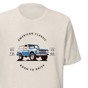 Bronco Off-Road 4x4 American Classic Premium Men's T-Shirt: Born to Drive