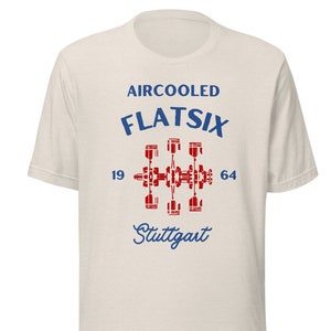 911 997 996 964 991 930 Carrera Flatsix Aircooled Men&#39;s T-Shirt