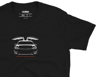 Model X Outline Men's T-Shirt - P90D P100D PLAID