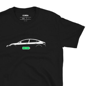 MODEL 3 Dual Motor Long Range EV Electric Car Men&#39;s T-Shirt