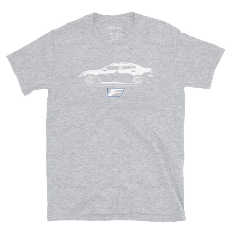 ISF RCF F Sport RC350 IS350 Embroidered Men's T-Shirt