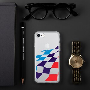 M3 M2 1M M4 M5 M6 Motorsport Flag  Clear Case for iPhone