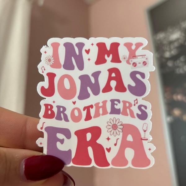 Jonas Brothers Sticker | In My Jonas Era | Stickers