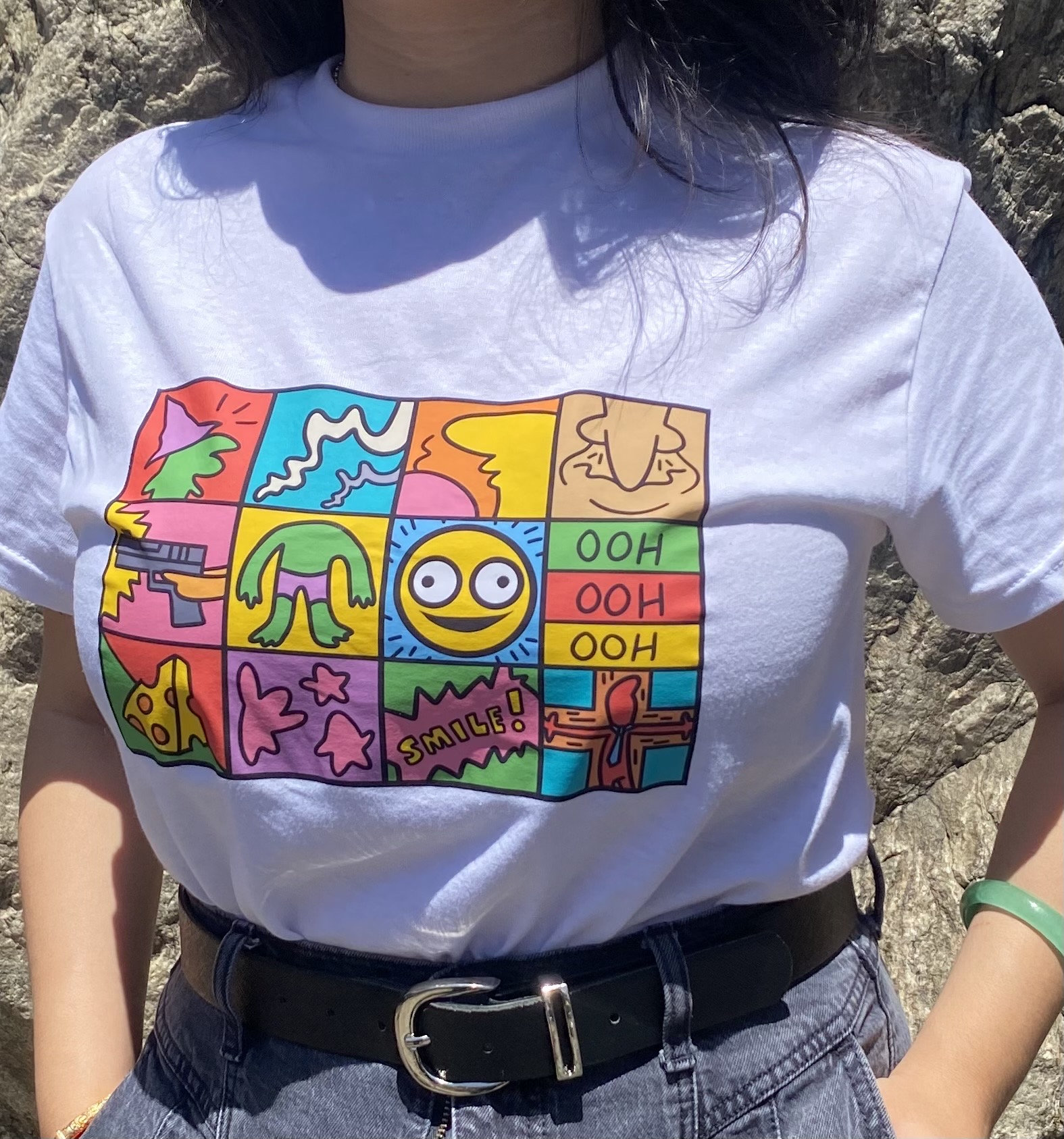 Keith Haring X Smiling Friends T-shirt - Etsy