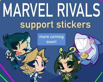 Marvel Rivals Support Stickers