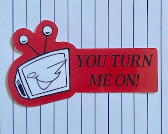 You Turn Me On! Tenna Sticker
