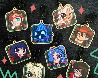 Deadlock Wooden Keychains