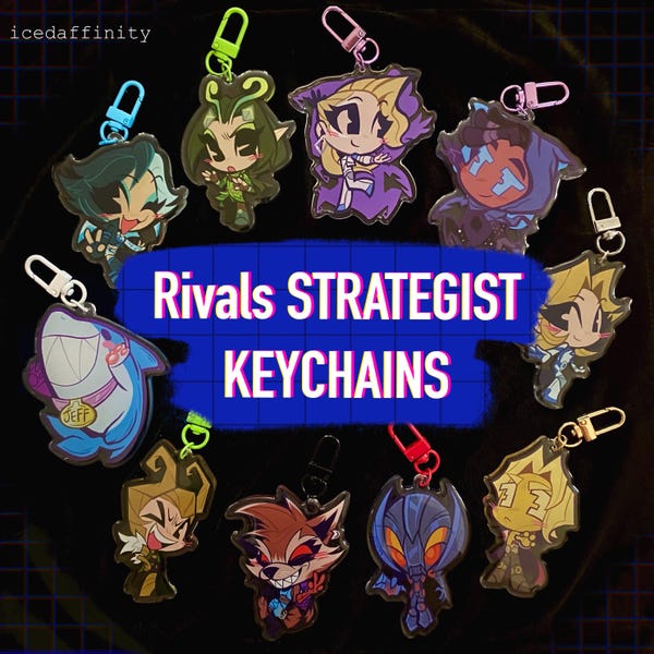 Gambit Keychain Marvel Rivals Marvels Rivals Keychain - Etsy