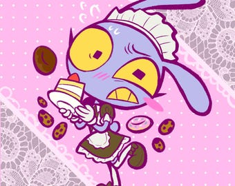 Maid Jax Sticker