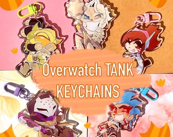 Overwatch Tank Keychains