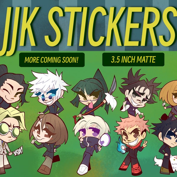 JUJUTSU KAISEN Stickers // JJK